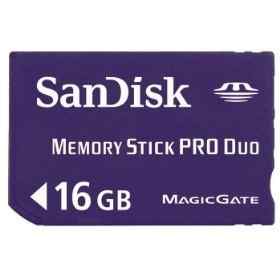 Sandisk Memory Stick Pro Duo 16 Gb